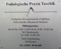 Dieses Bild zeigt das Logo des Unternehmens Podologische Praxis Tuschik 